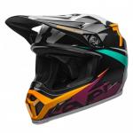 Capacete MX-9 Mips Seven Ignite Gloss Black Aqua Bell