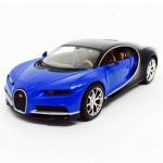 Miniatura Carro Bugatti Chiron Special Edition Azul/Preto 1:24 - Maisto