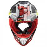 Capacete LS2 MX437 Crusher Vermelho