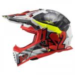 Capacete LS2 MX437 Crusher Vermelho