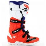 Bota Alpinestars Tech 5 Vermelha / Azul / Branca