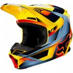 Capacete Fox V1 MVRS Motif Amarelo