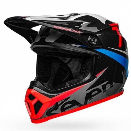 Capacete MX-9 Mips Seven Ignite Gloss Navy Coral Bell