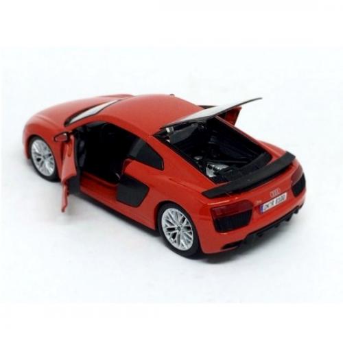 Miniatura Carro Audi R8 V10 Plus Vermelho 1:24 -Maisto 