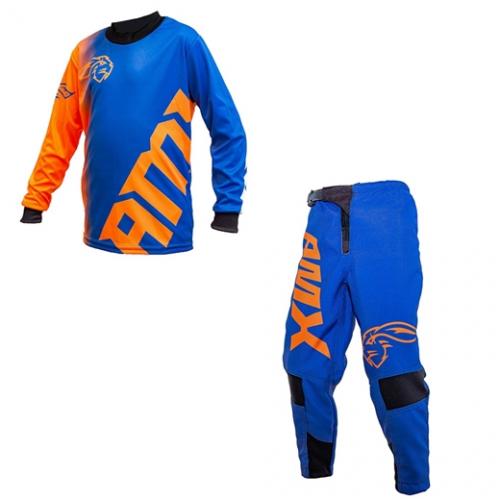 Calça + Camisa Infantil AMX Classic Extreme Azul e Laranja