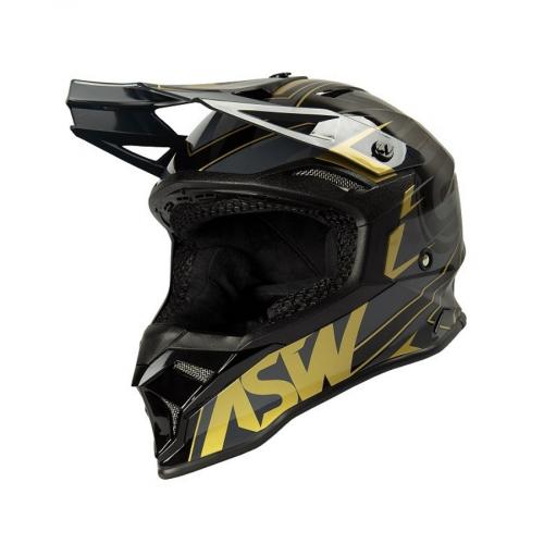 Capacete ASW FUSION 2.0 BLADE Preto/Dourado