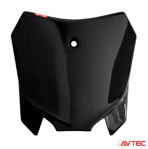 Number Plate Frontal Avtec Preto