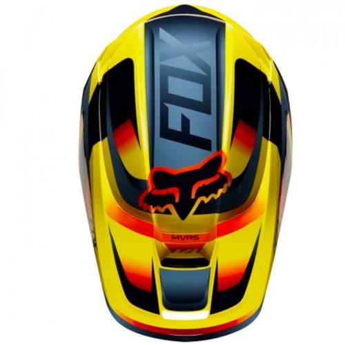 Capacete Fox V1 MVRS Motif Amarelo